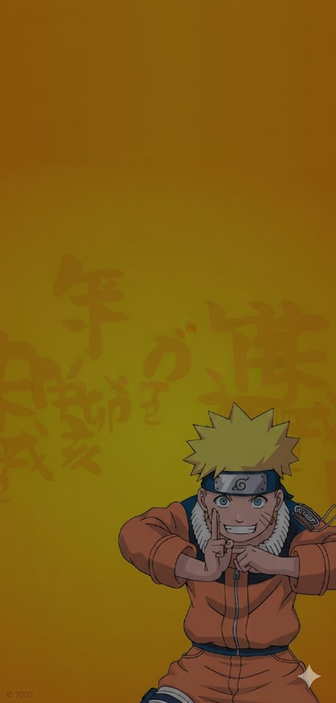 Dynamic Naruto ninja character in action pose with signature headband